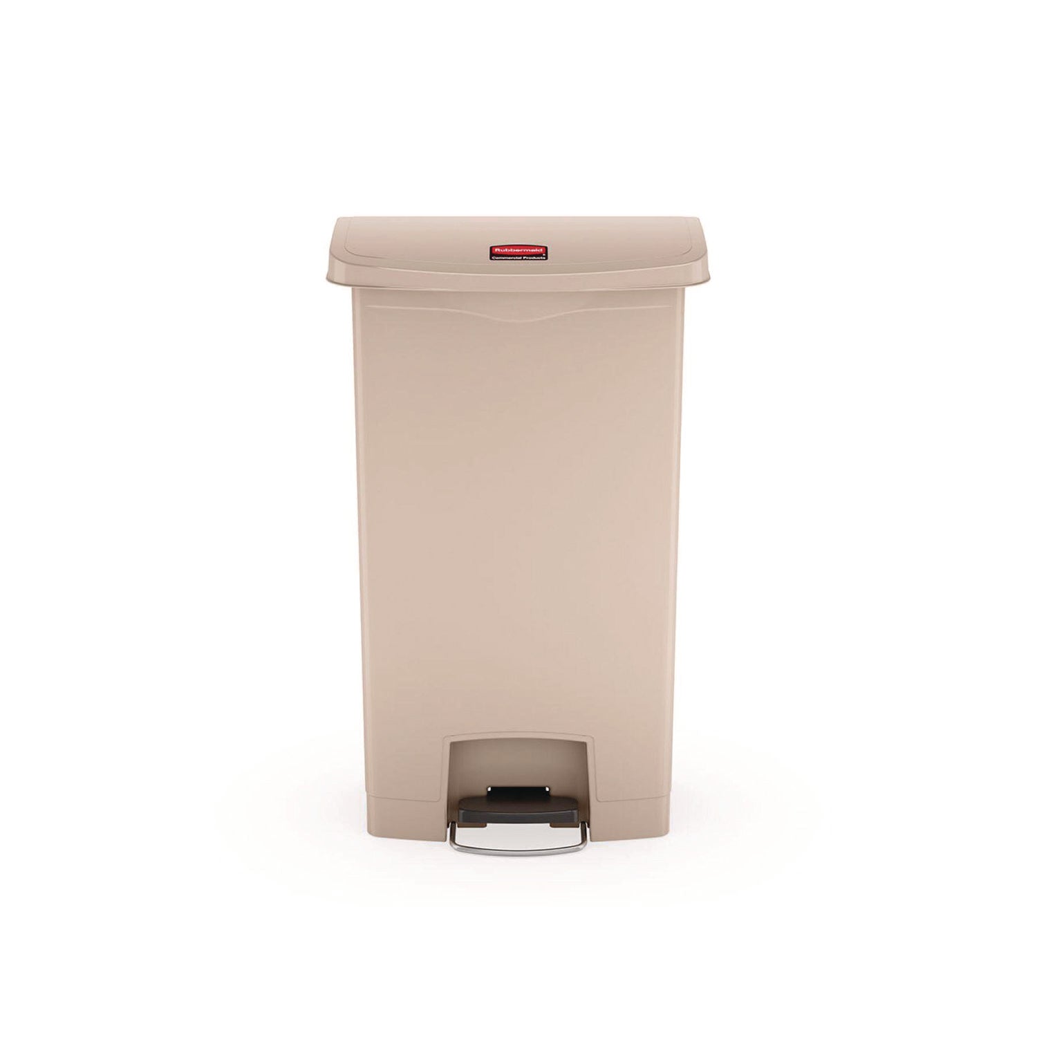 18 gal Capacity - 31.6" Height x 12.2" Width - Resin, Poly, Plastic - Beige - 1 Each
