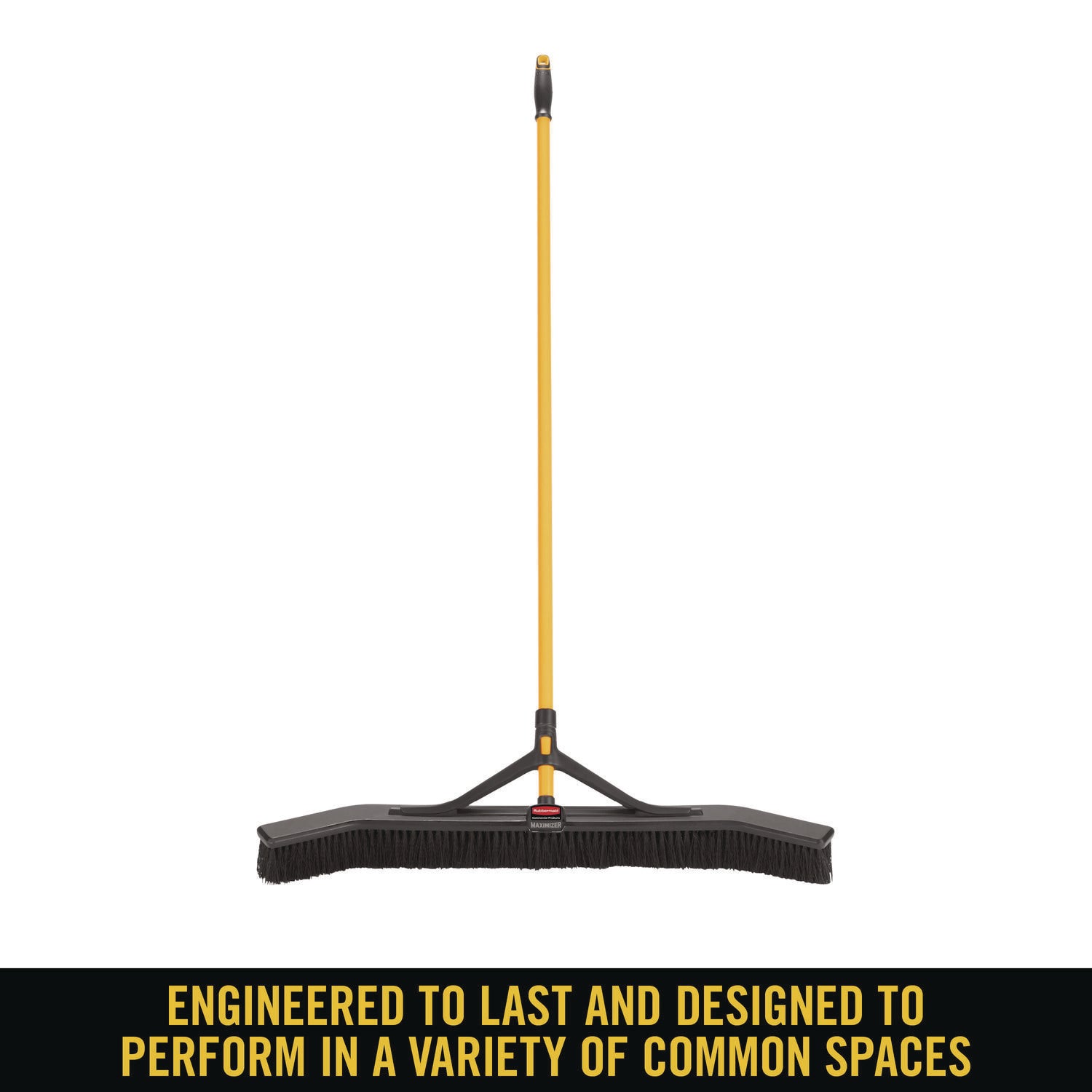 Polypropylene Bristle - 58.1" Overall Length - Steel Handle - 1 Each