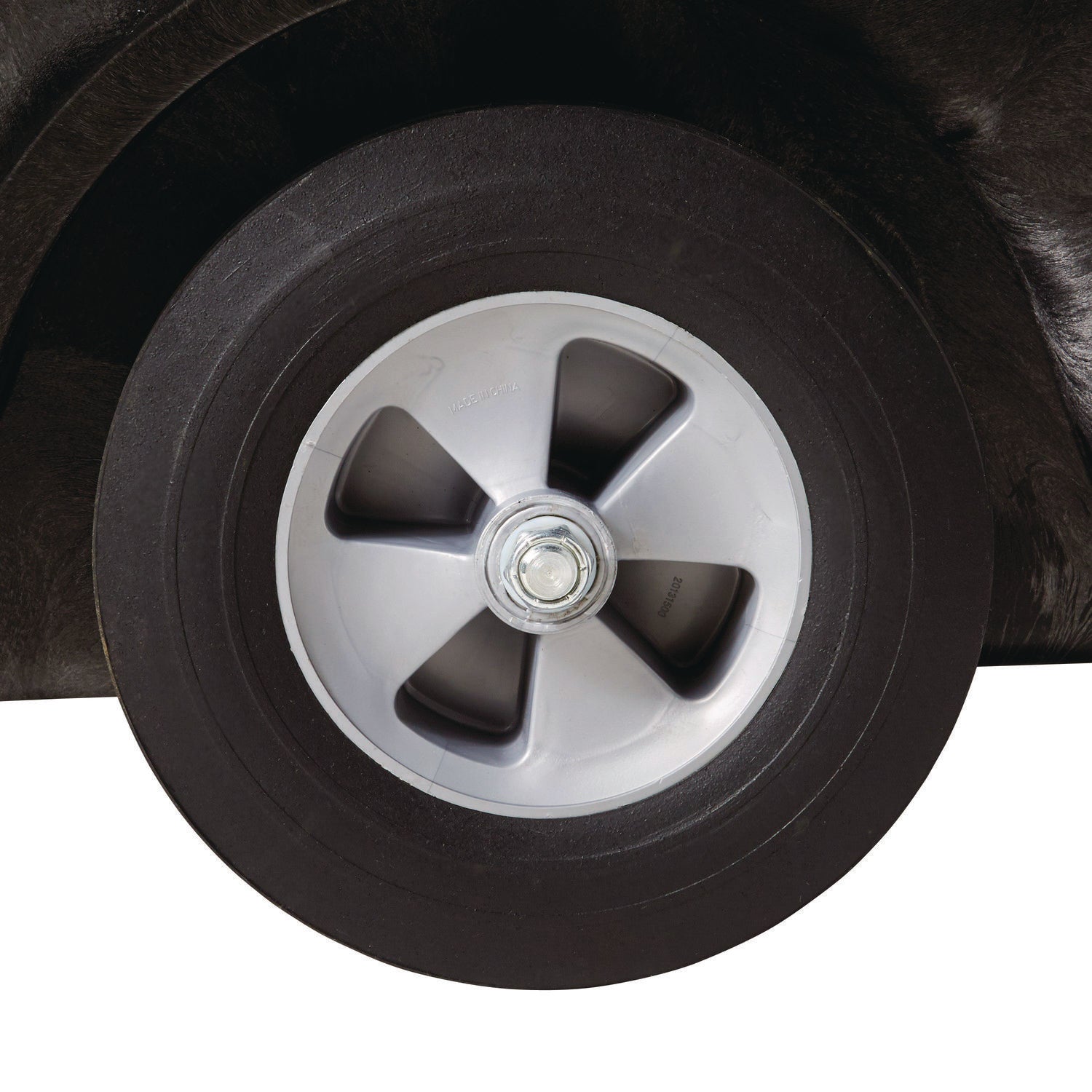 1 cu yd Structural Foam Tilt Truck, Standard Duty, 1,250 lb Capacity, Black