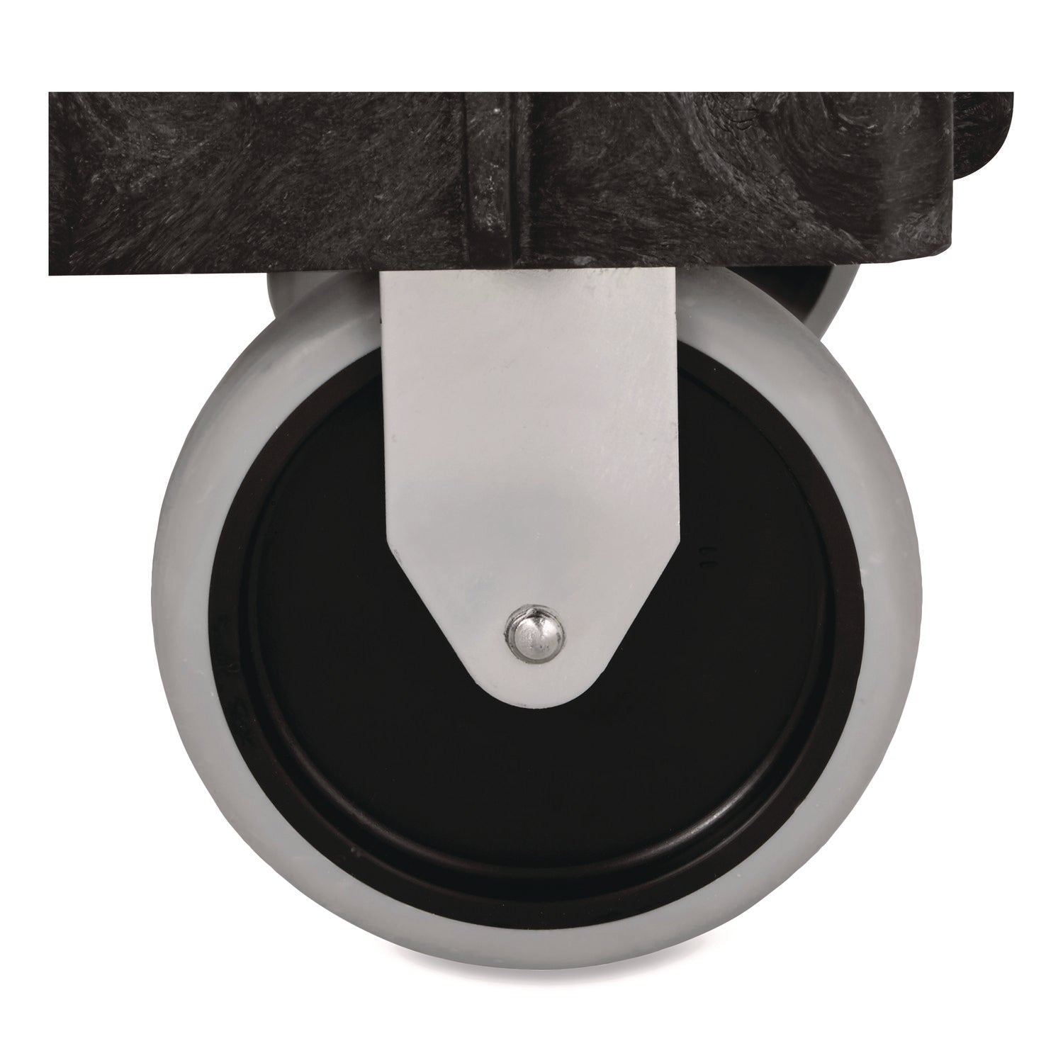 2 Shelf - 500 lb Load Capacity - 4 Casters - 5" Caster Size - 34.25" Length x 17.37" Width x 31.50" Height - Black - 1 Each