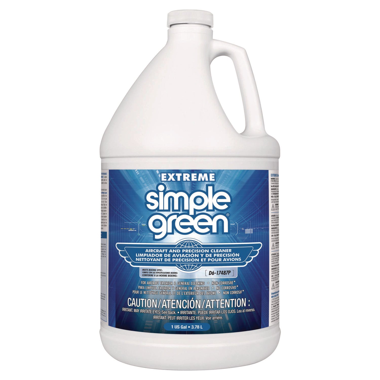 Simple Green Extreme Aircraft/Precision Cleaner - 1 gal - Unscented - Clear - 1 Each