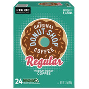 Compatible with Keurig Brewer - Regular - Medium - 0.4 oz - K-Cup, Pod - Donut Shop Blend - Kosher - 24 / Box
