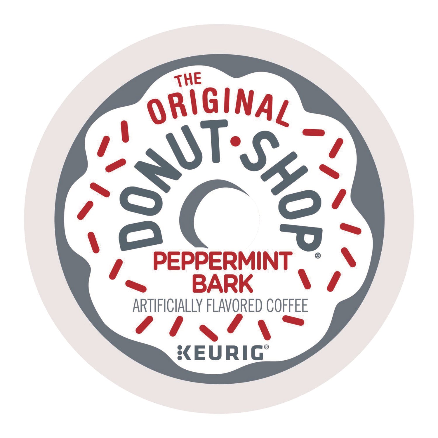 Compatible with K-Cup Brewer - Light - K-Cup, Pod - Peppermint Bark - Kosher - 24 / Box