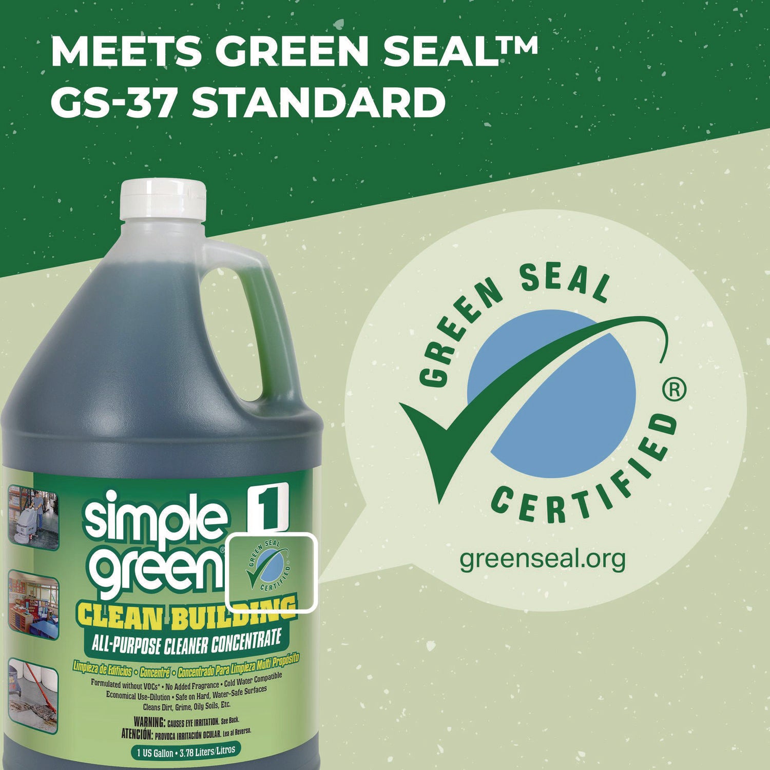 Simple Green All-purpose Cleaner Concentrate - For Multipurpose - Concentrate - Liquid - 128 fl oz (4 quart) - Non-flammable, Fragrance-free - Green - 1 Each