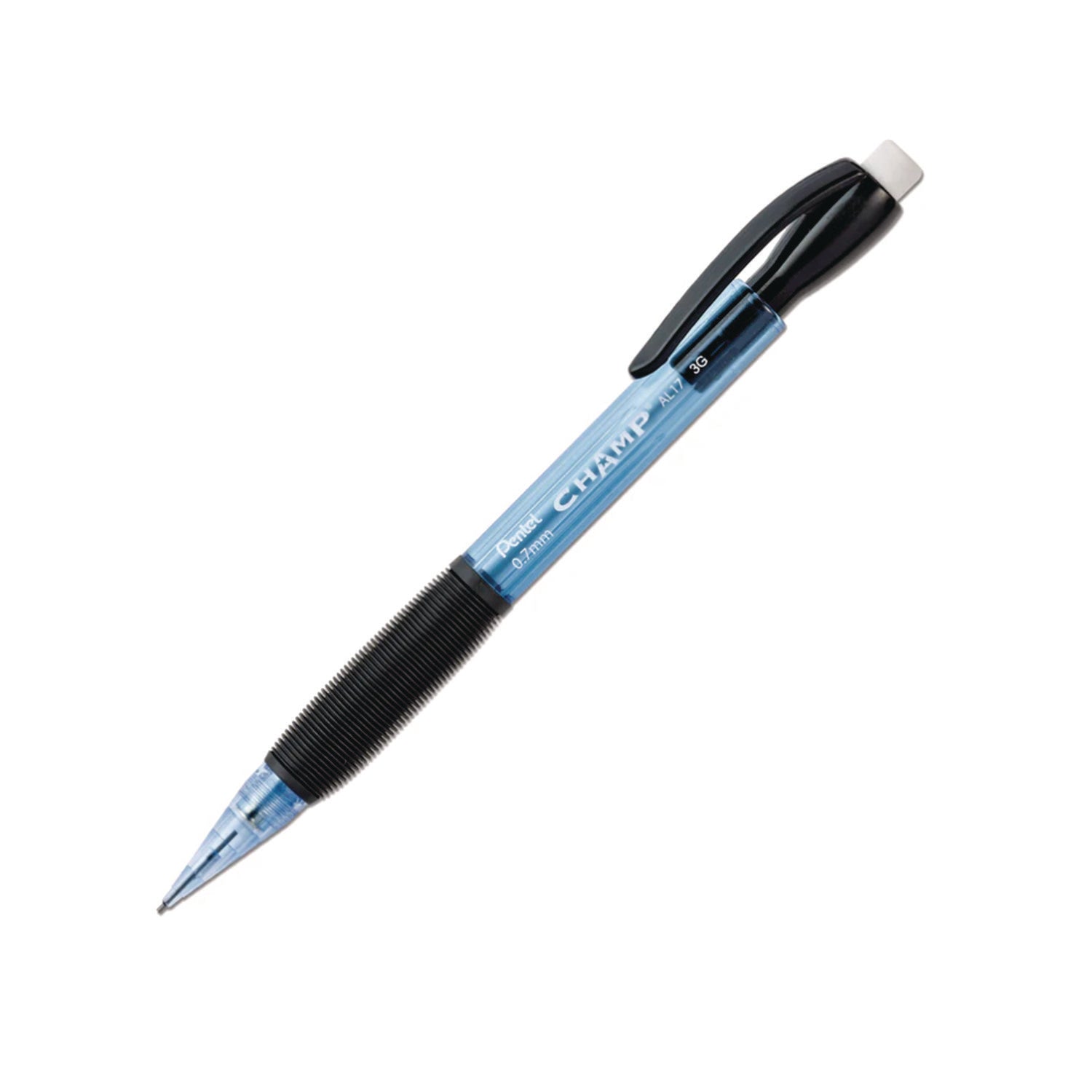 Pentel Champ Mechanical Pencils - 0.7 mm Lead - Blue Barrel - 24 / Pack