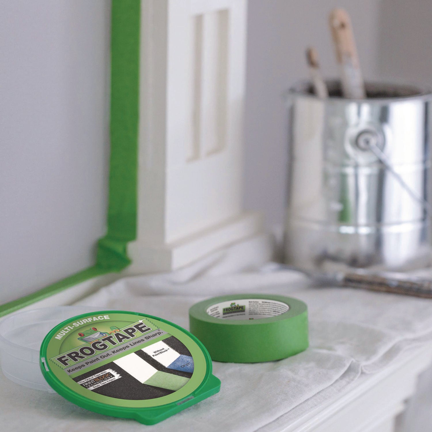 FrogTape Multi-Surface Painting Tape, 1.41" x 45 yds, Green