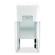 Optiserve Two-Roll Coreless Toilet Paper Dispenser, 6.73 X 6.85 X 12.71, White