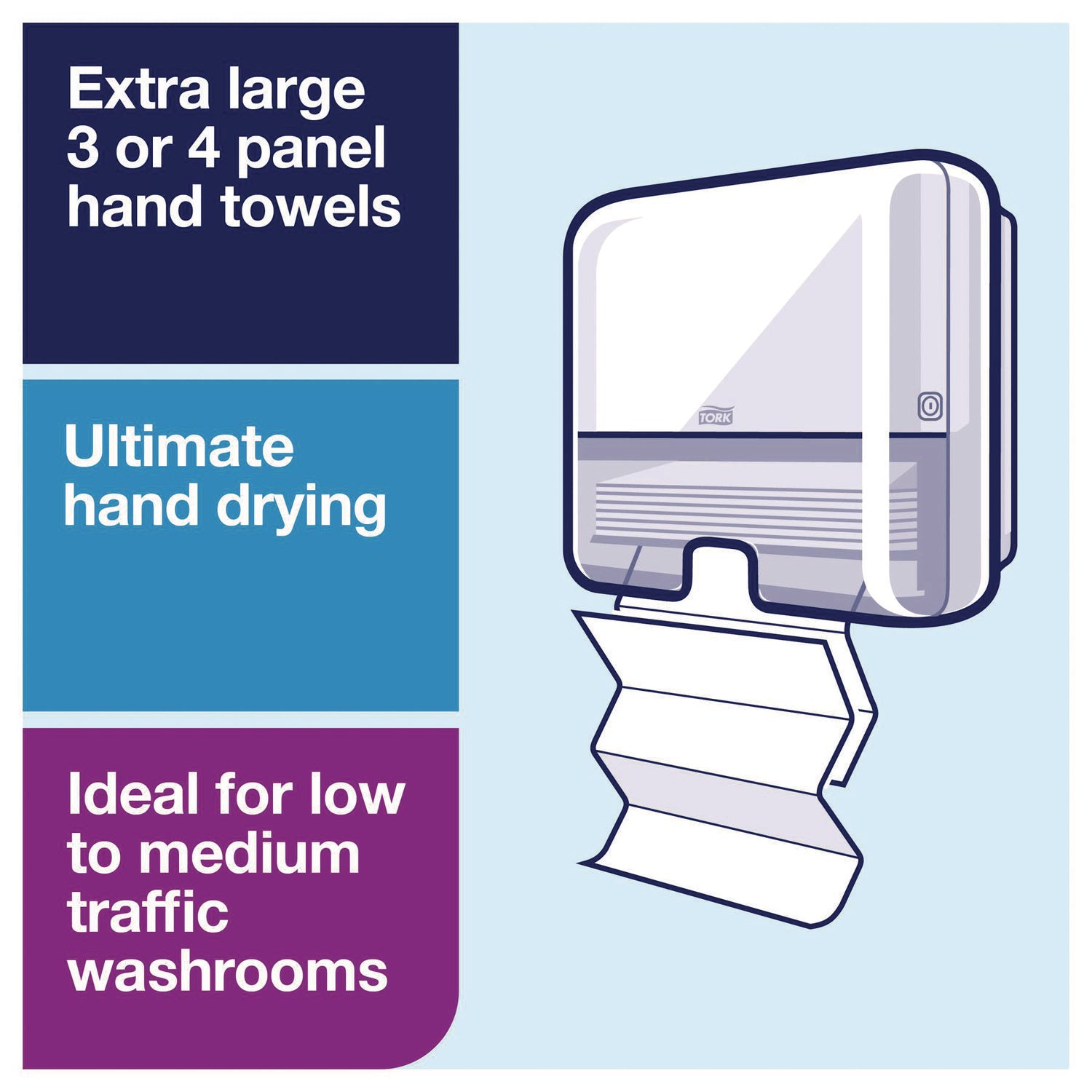 Xpress Mini Multifold Hand Towel Dispenser H2, 11.9 X 4 X 11.6, White