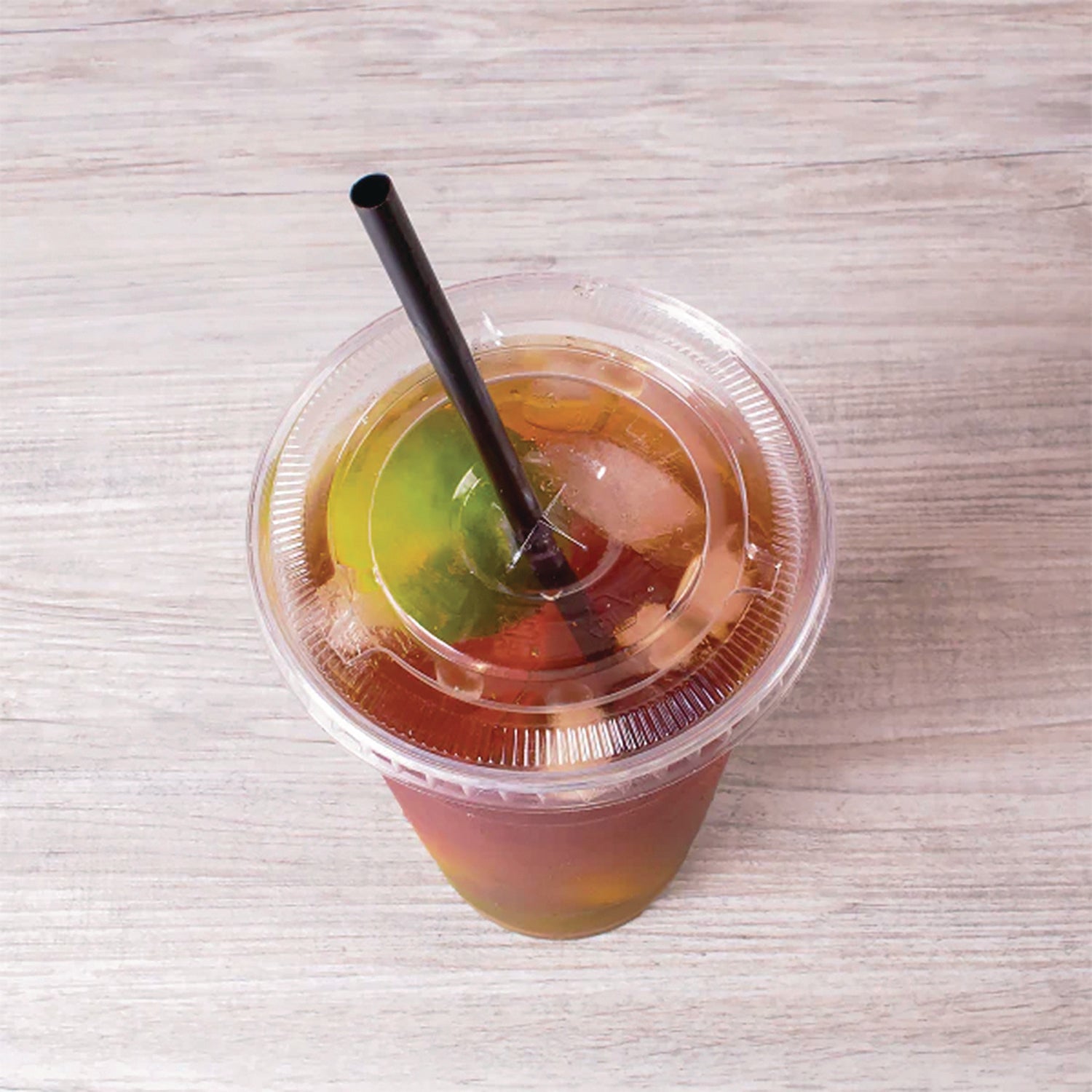 Jumbo Straws, 9", Black, 2,000/Carton