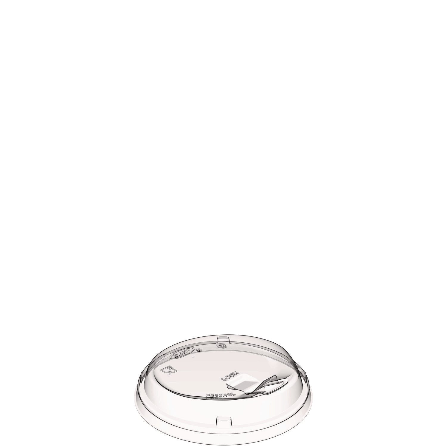 Prima Strawless Plastic Lids, Fits 12 oz to 26 oz Cold Cups, Clear, 100/Sleeve, 10 Sleeves/Carton