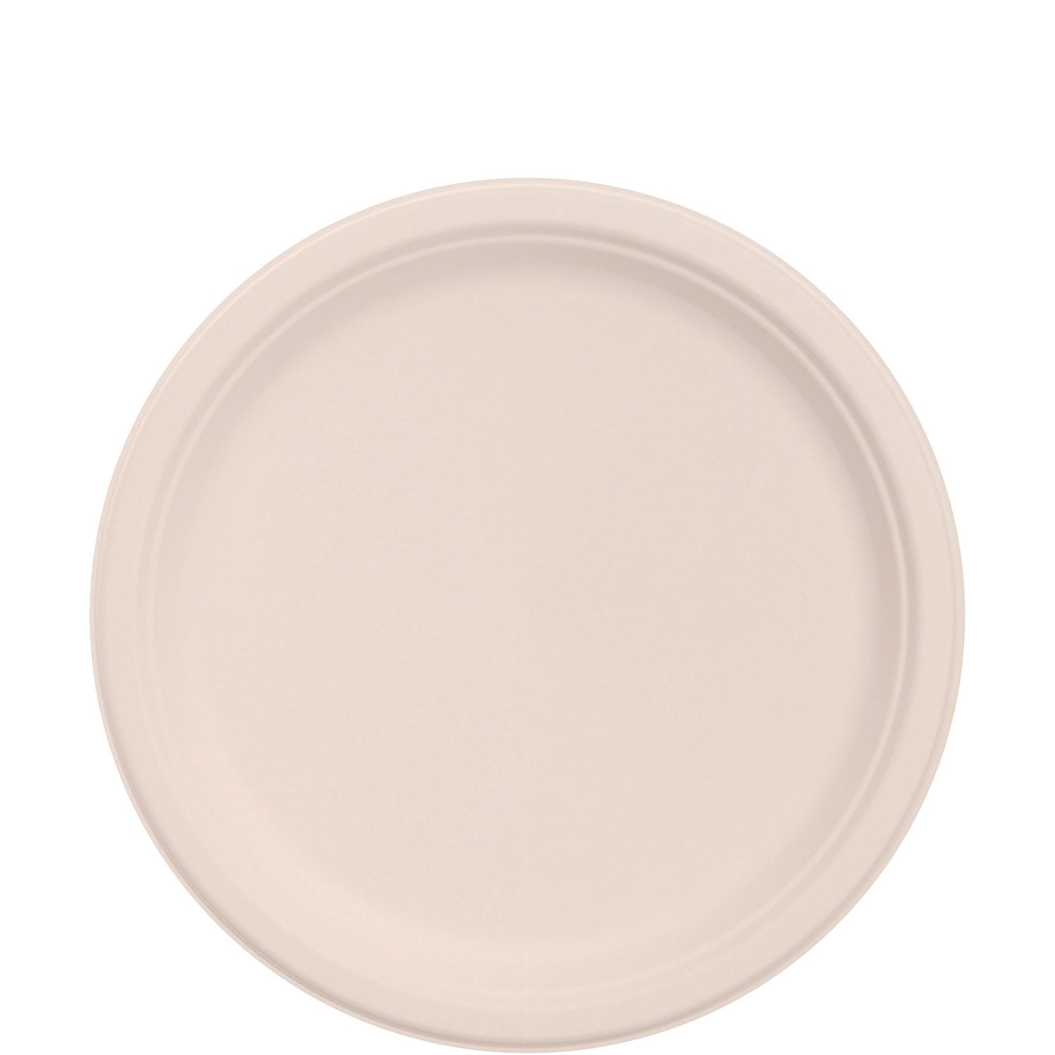 Compostable Molded Fiber Dinnerware, ProPlanet Seal, Plate, 10.2" dia, Natural, 500/Carton