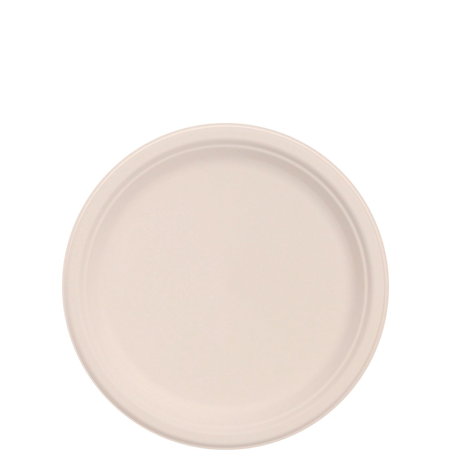 Compostable Molded Fiber Dinnerware, ProPlanet Seal, Plate, 9" dia, Natural, 500/Carton