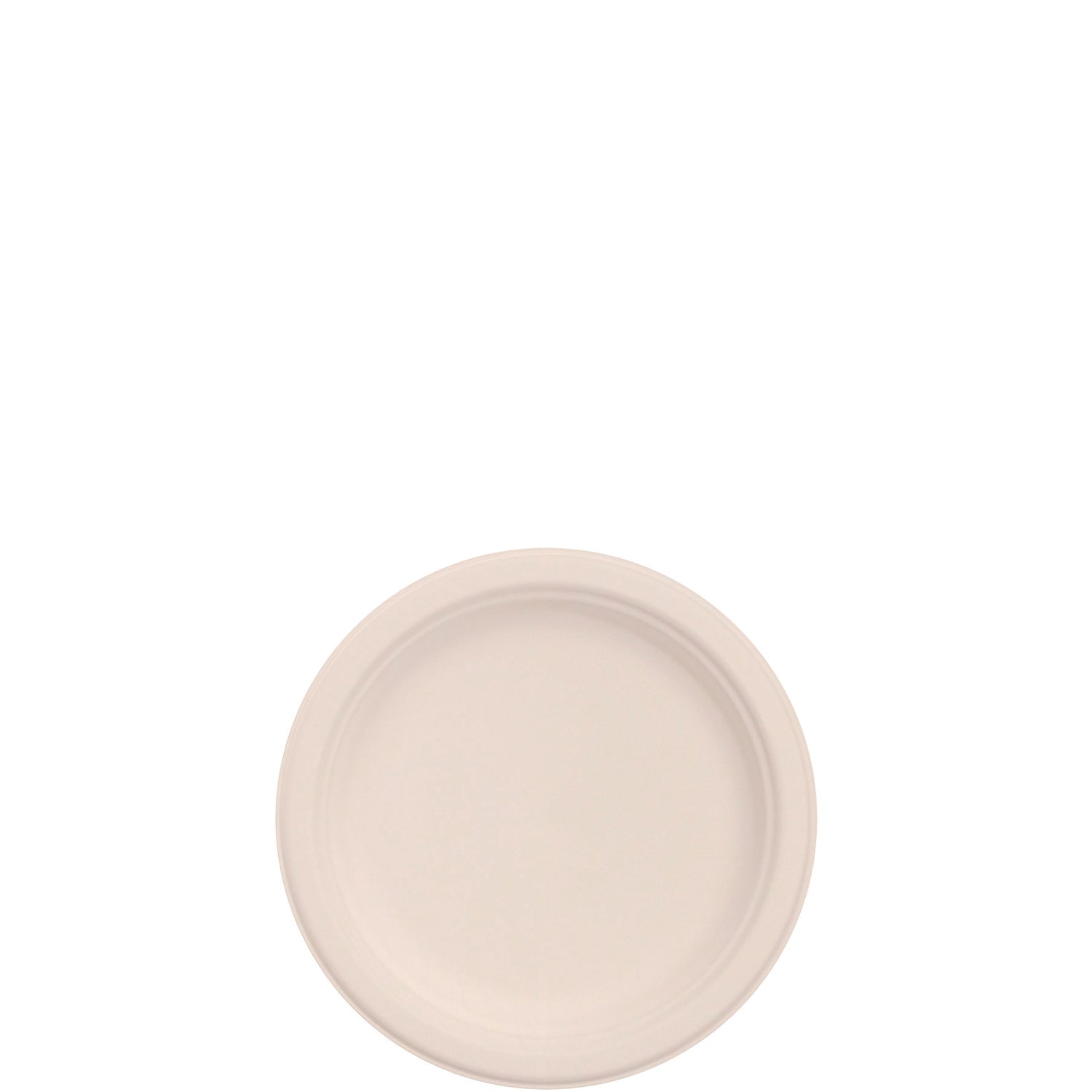 Compostable Molded Fiber Dinnerware, ProPlanet Seal, Plate, 6" dia, Natural, 1,000/Carton