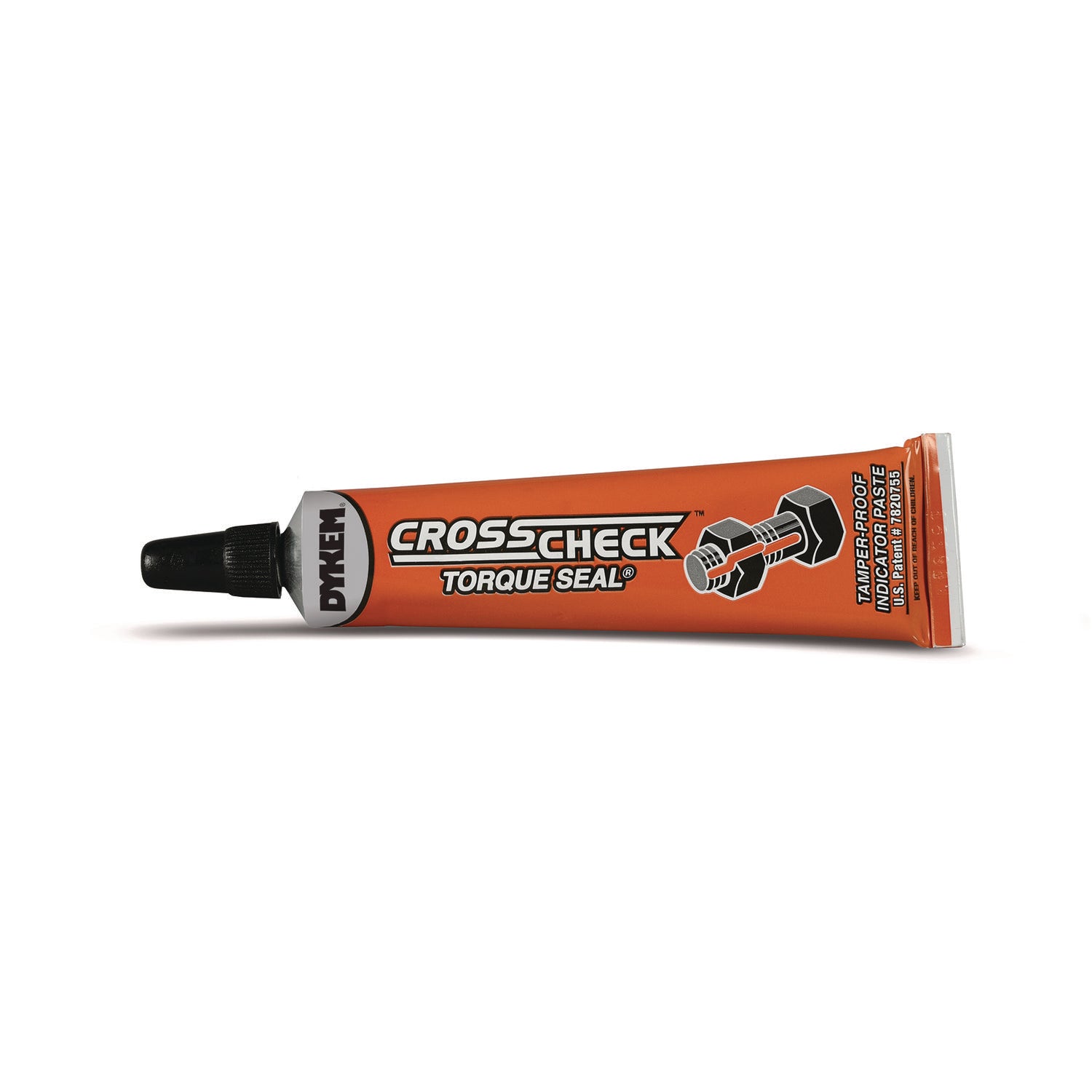 Cross Check Torque Seal Tamper-Proof Indicator Paste, 1 oz Tube, Orange, 24/Carton