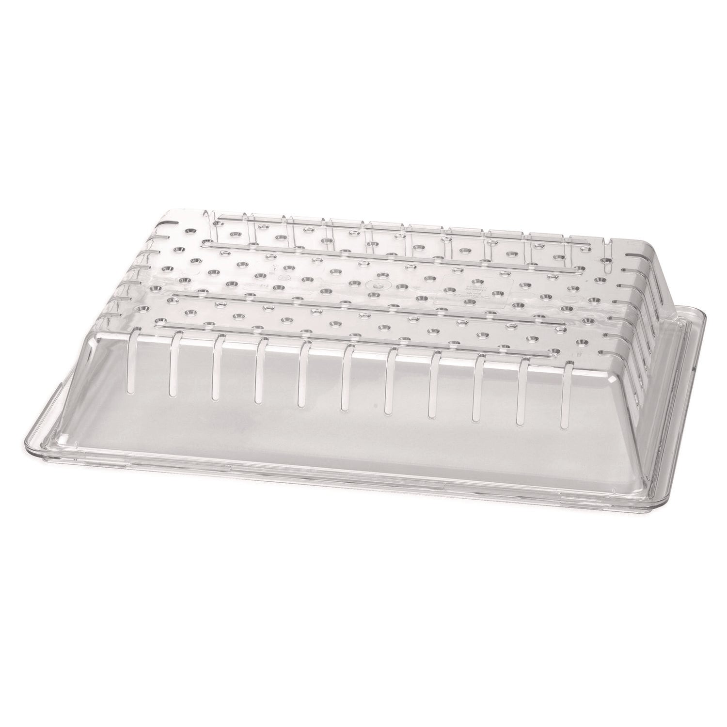 StorPlus Polycarbonate Food Storage Container Colander, 18 x 26, Clear, Plastic