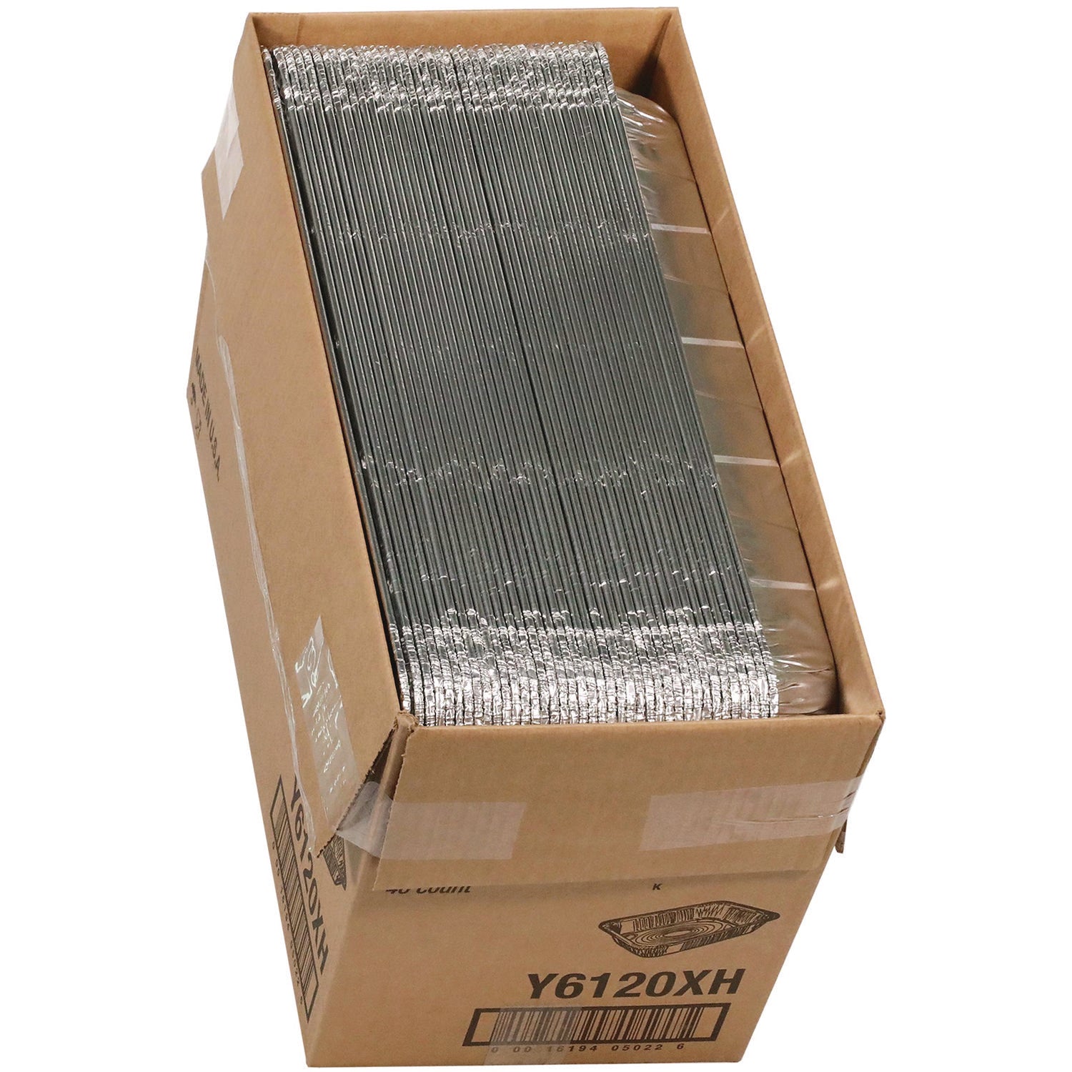 Aluminum Steam Table Pan, Full-Size Medium, 2.2" Deep, 19.6 x 11.6, 40/Carton