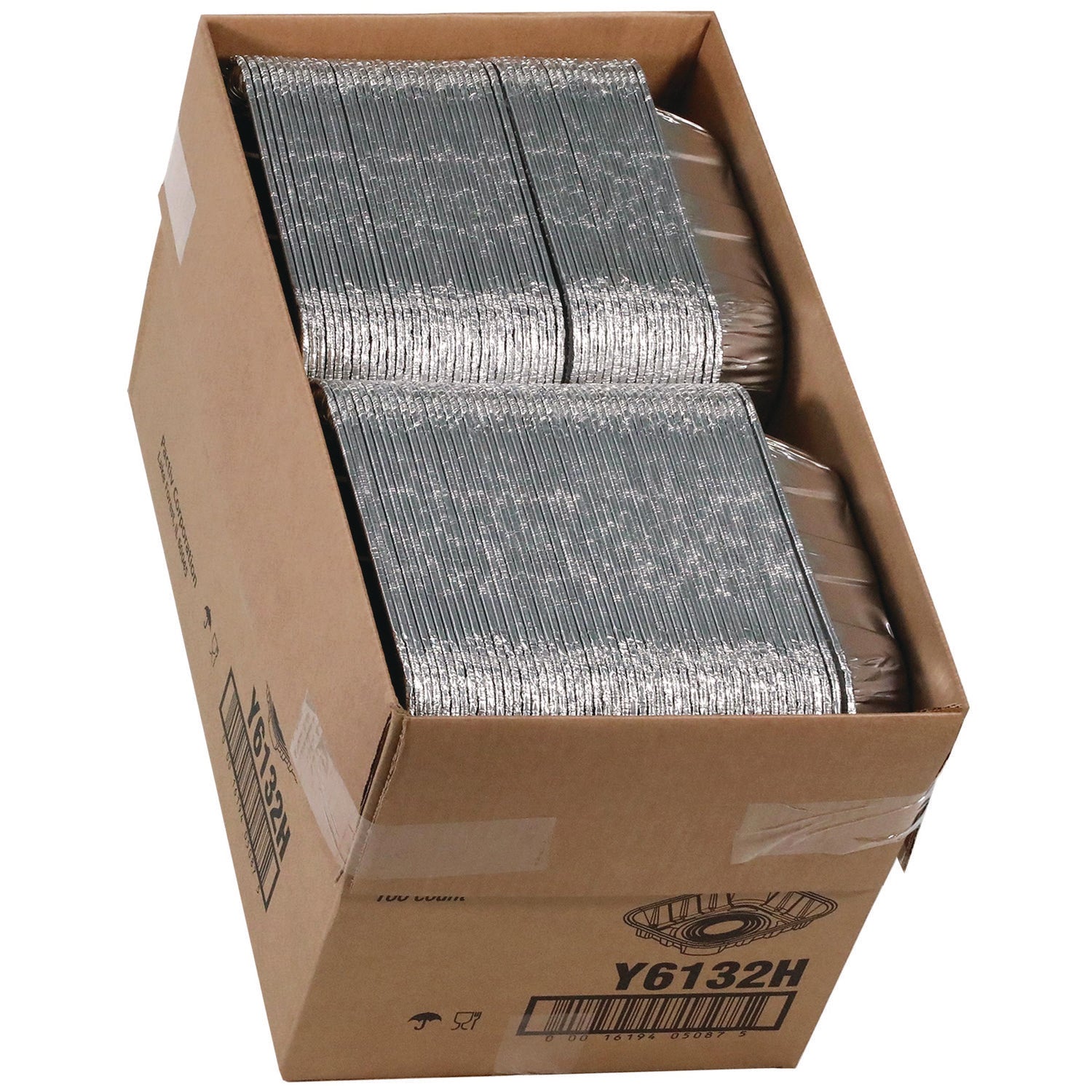 Aluminum Steam Table Pan, Half-Size Deep, 2.6" Deep, 11.8 x 9.4, 100/Carton