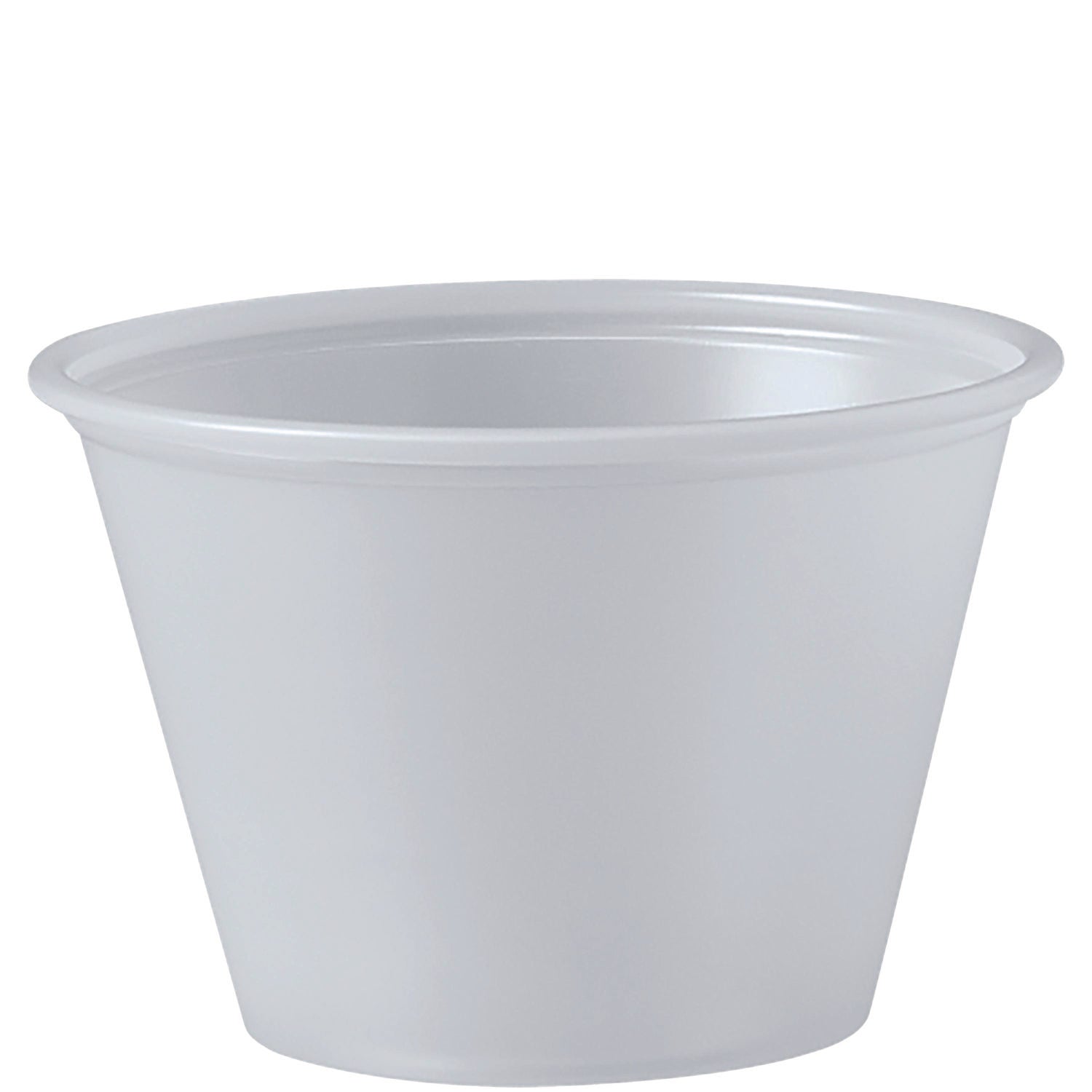 Portion Containers, 2.5 oz, Plastic, Translucent, 2,500/Carton