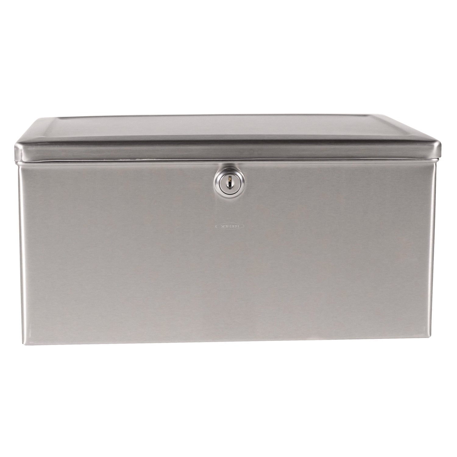 Surface-Mounted Paper Towel Dispenser, 12.13 x 6.13 x 7.25, Satin Finish Stainless Steel