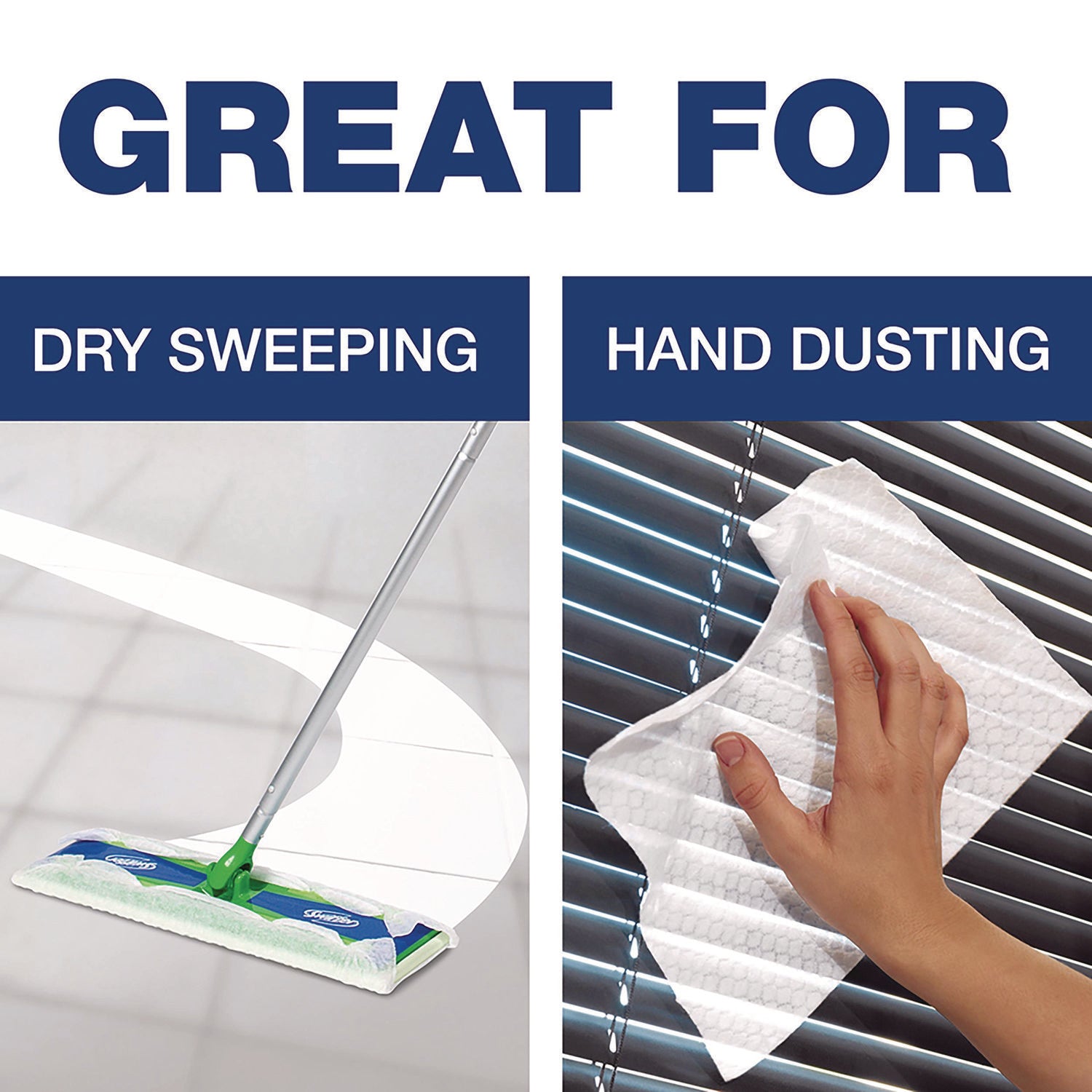Swiffer Max Dry Cloth Refills - 17.9" Width x 10" Depth - Cloth - White - 16 / Box