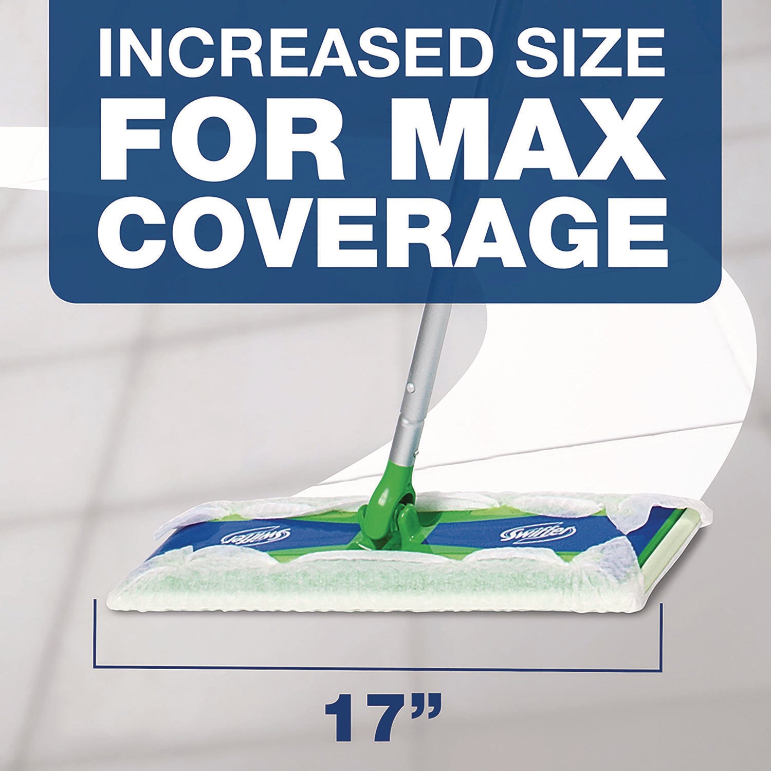 Swiffer Max Dry Cloth Refills - 17.9" Width x 10" Depth - Cloth - White - 16 / Box