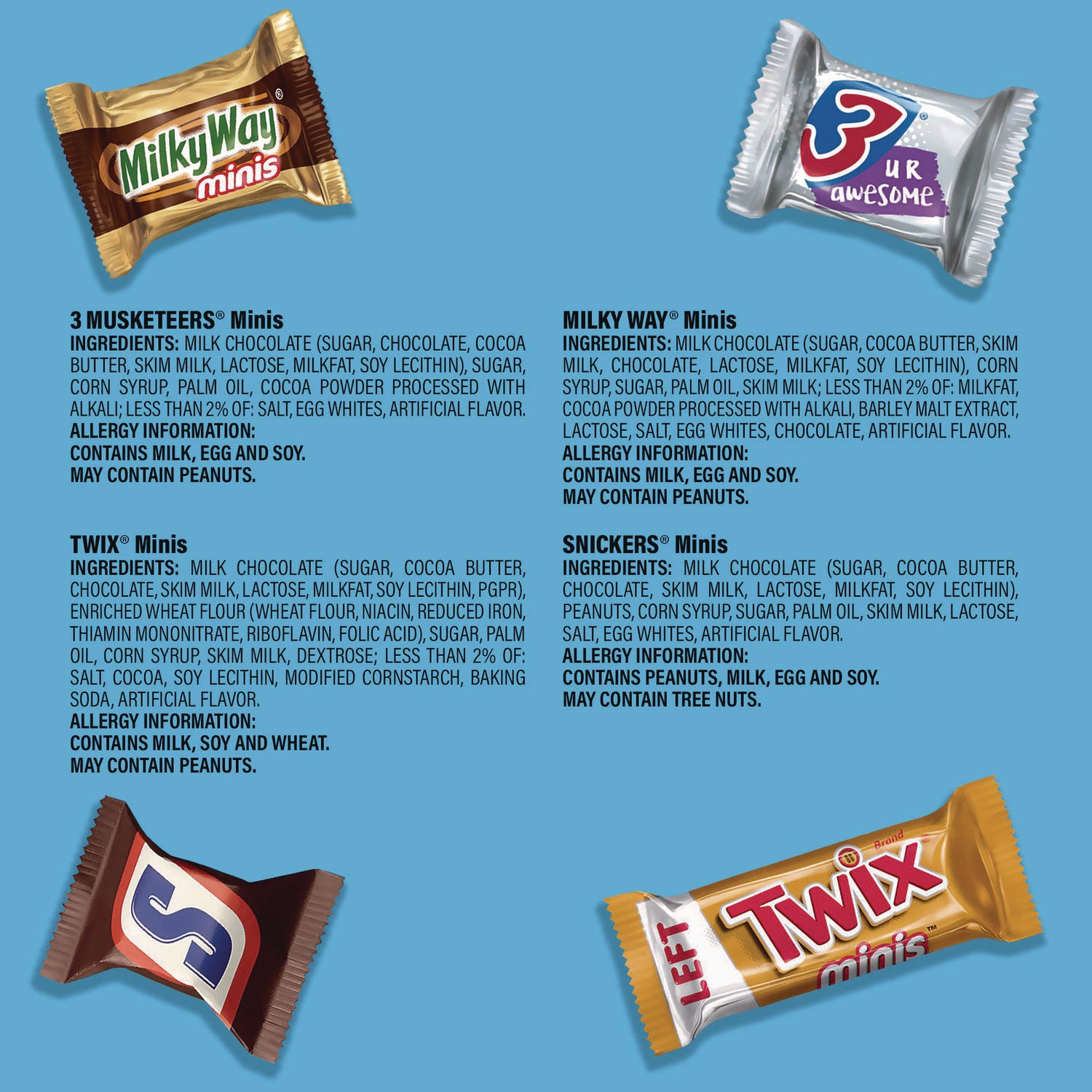 Assorted - 180 /Bag - 1 Carton
