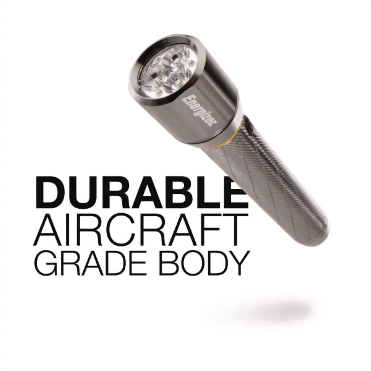 LED - 400 lm Lumen - 2 x AA - Battery - Metal - Water Resistant - Chrome - 1 Each