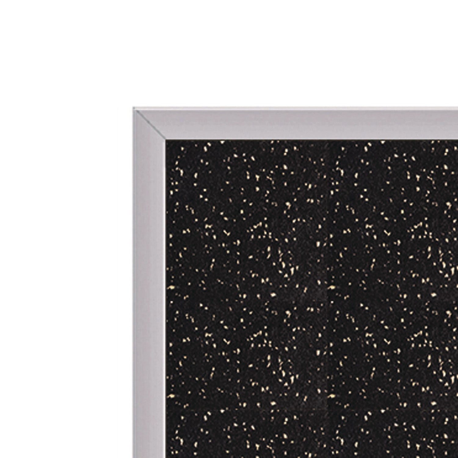 Recycled Bulletin Board, 87.91 x 48.5, Tan Speckled Surface, Satin Aluminum Frame