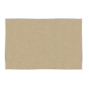 Ghent PremaTak Vinyl Bulletin Board - 48.46" Board Height x 87.90" Board Width x 0.56" Board Depth - Caramel Fiberboard, Vinyl Surface - Satin Anodized Aluminum Frame - 1 Each