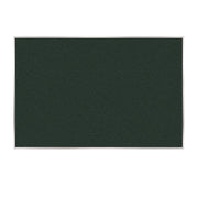 Ghent PremaTak Vinyl Bulletin Board - 48.46" Board Height x 87.90" Board Width x 0.56" Board Depth - Ebony Fiberboard, Vinyl Surface - Satin Anodized Aluminum Frame - 1 Each
