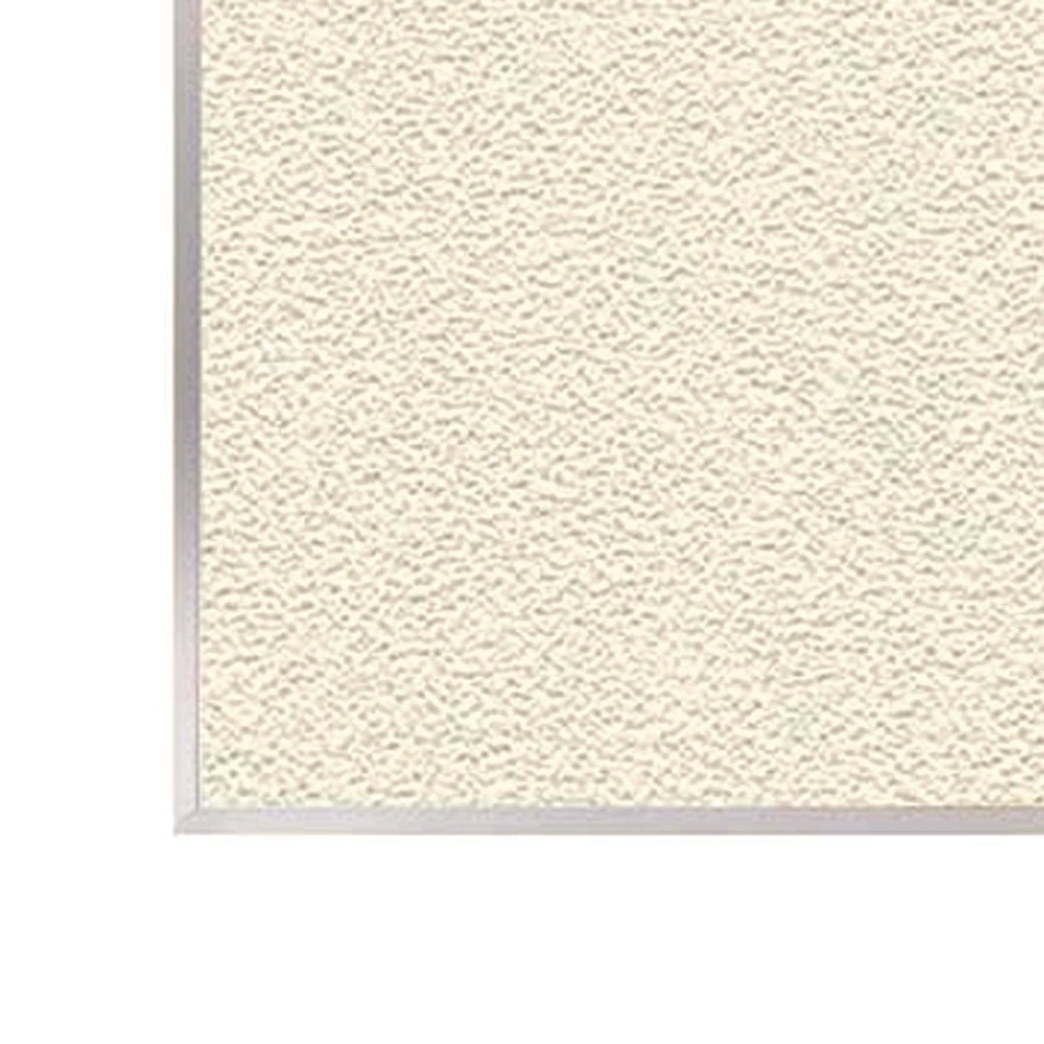 Ghent PremaTak Vinyl Bulletin Board - 48.46" Board Height x 87.90" Board Width x 0.56" Board Depth - Ivory Fiberboard, Vinyl Surface - Satin Anodized Aluminum Frame - 1 Each