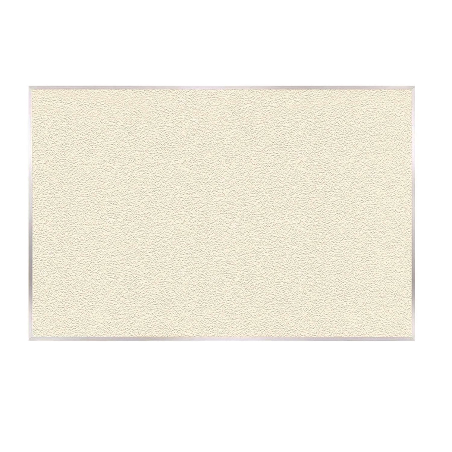 Ghent PremaTak Vinyl Bulletin Board - 48.46" Board Height x 87.90" Board Width x 0.56" Board Depth - Ivory Fiberboard, Vinyl Surface - Satin Anodized Aluminum Frame - 1 Each