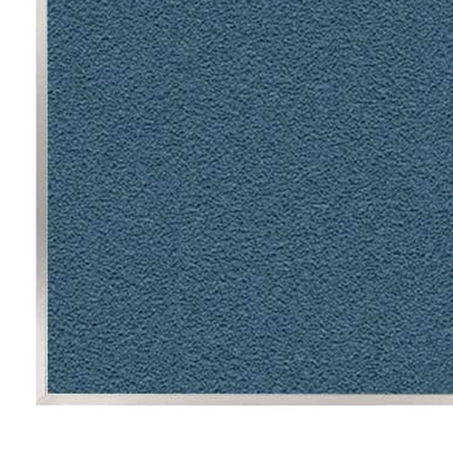 Ghent PremaTak Vinyl Bulletin Board - 48.46" Board Height x 87.90" Board Width x 0.56" Board Depth - Ocean Fiberboard, Vinyl Surface - Satin Anodized Aluminum Frame - 1 Each