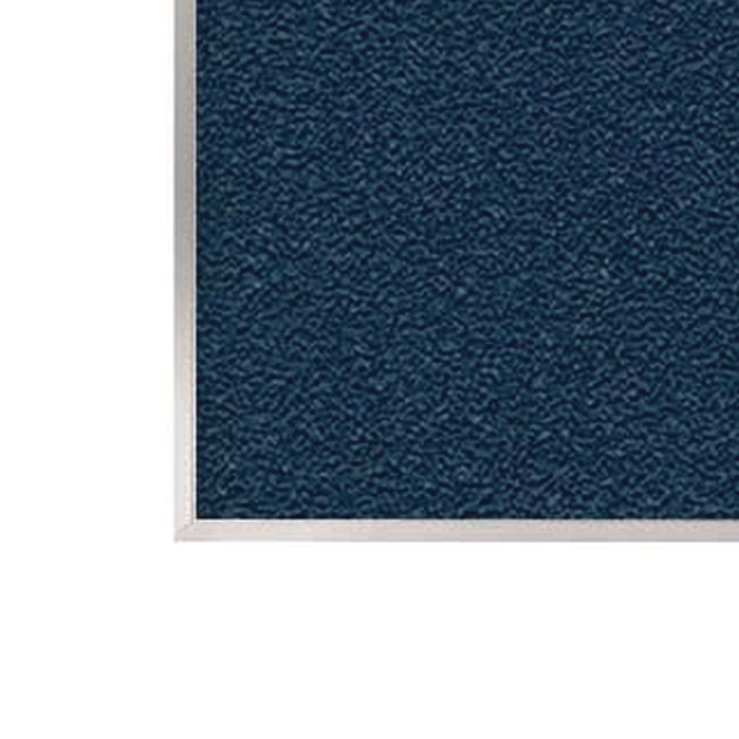 Ghent PremaTak Vinyl Bulletin Board - 48.46" Board Height x 87.90" Board Width x 0.56" Board Depth - Navy Fiberboard, Vinyl Surface - Satin Anodized Aluminum Frame - 1 Each