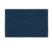 Ghent PremaTak Vinyl Bulletin Board - 48.46" Board Height x 87.90" Board Width x 0.56" Board Depth - Navy Fiberboard, Vinyl Surface - Satin Anodized Aluminum Frame - 1 Each