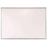 Proma Projection Magnetic Porcelain Whiteboard, 87.91" x 48.5", White Surface, Satin Aluminum Frame