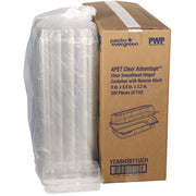 Hoagie Hinged Lid Container, 9 x 5.5 x 3.2, Clear, Plastic, 220/Carton
