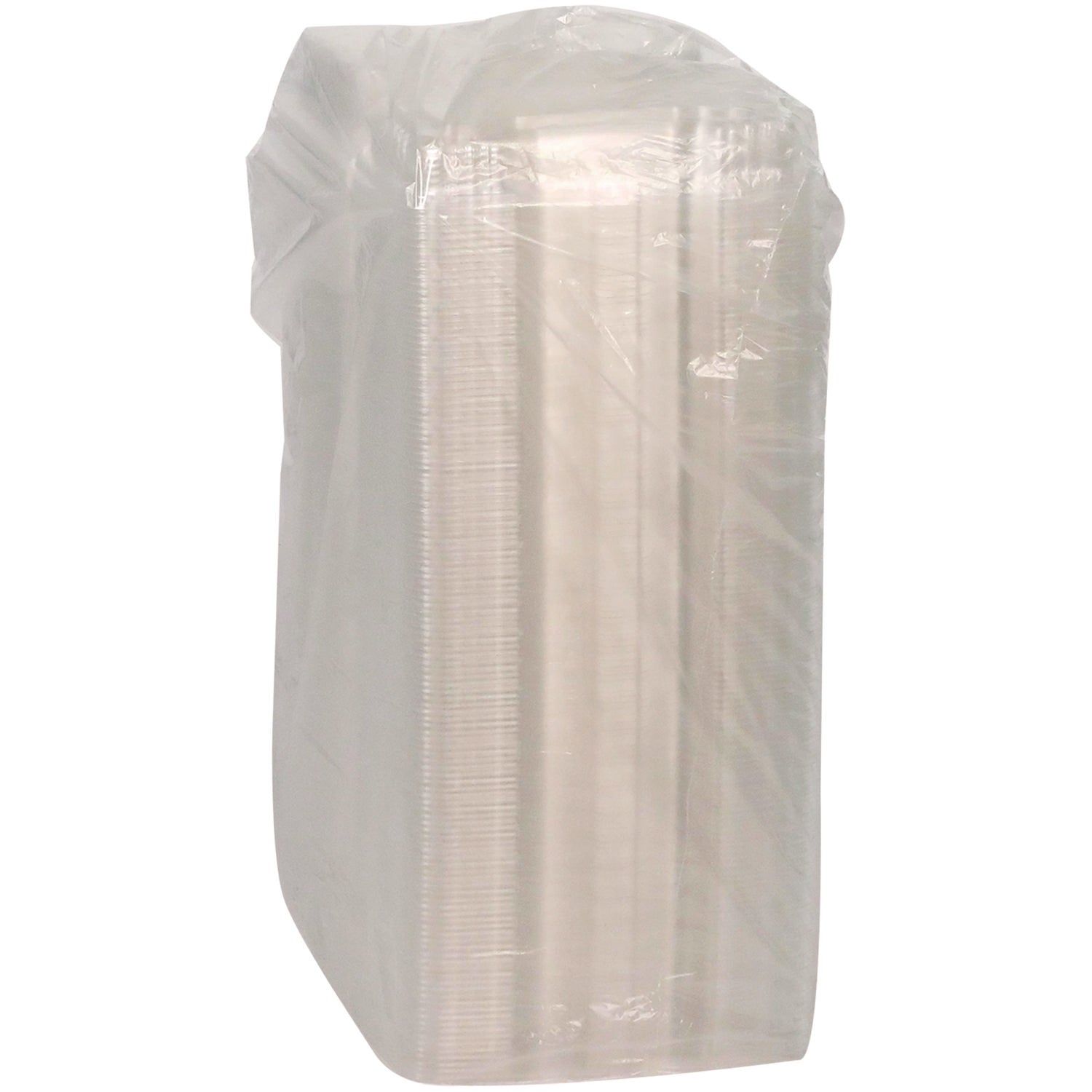 Hinged Lid Hot Dog Container, 6.5 x 2.25 x 2.75, Clear, Plastic, 250/Carton