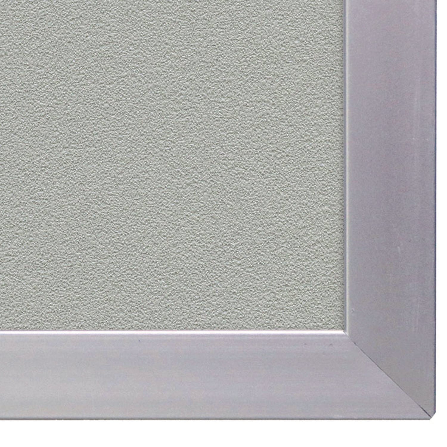 Ghent PremaTak Vinyl Bulletin Board - 48.46" Board Height x 87.90" Board Width x 0.56" Board Depth - Stone Fiberboard, Vinyl Surface - Satin Anodized Aluminum Frame - 1 Each