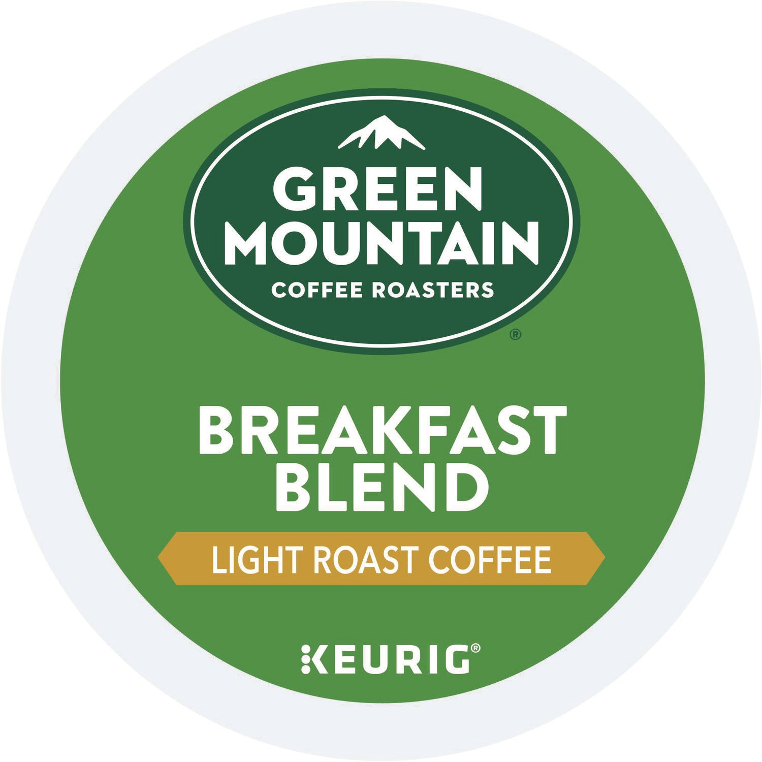 Green Mountain Coffee Roasters&reg; K-Cup Breakfast Blend Coffee - Compatible with Keurig Brewer - Regular - Light - K-Cup - 24 / Box