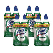 Lysol Bleach Toilet Bowl Cleaner - 24 fl oz (0.8 quart) - Disinfectant, Deodorize - Blue Bottle - 2 / Pack