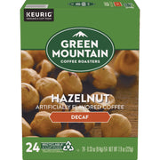 Compatible with Keurig Brewer - Light - K-Cup, Pod - Hazelnut, Decaf - Kosher - Decaffeinated - 24 / Box
