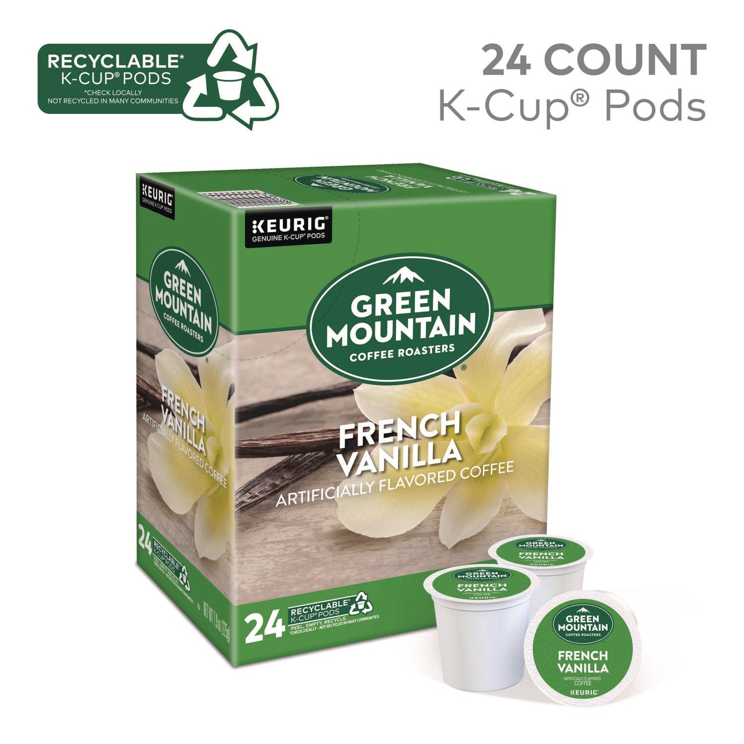 Compatible with Keurig Brewer - Regular - Light - K-Cup, Pod - Kosher - 24 / Box