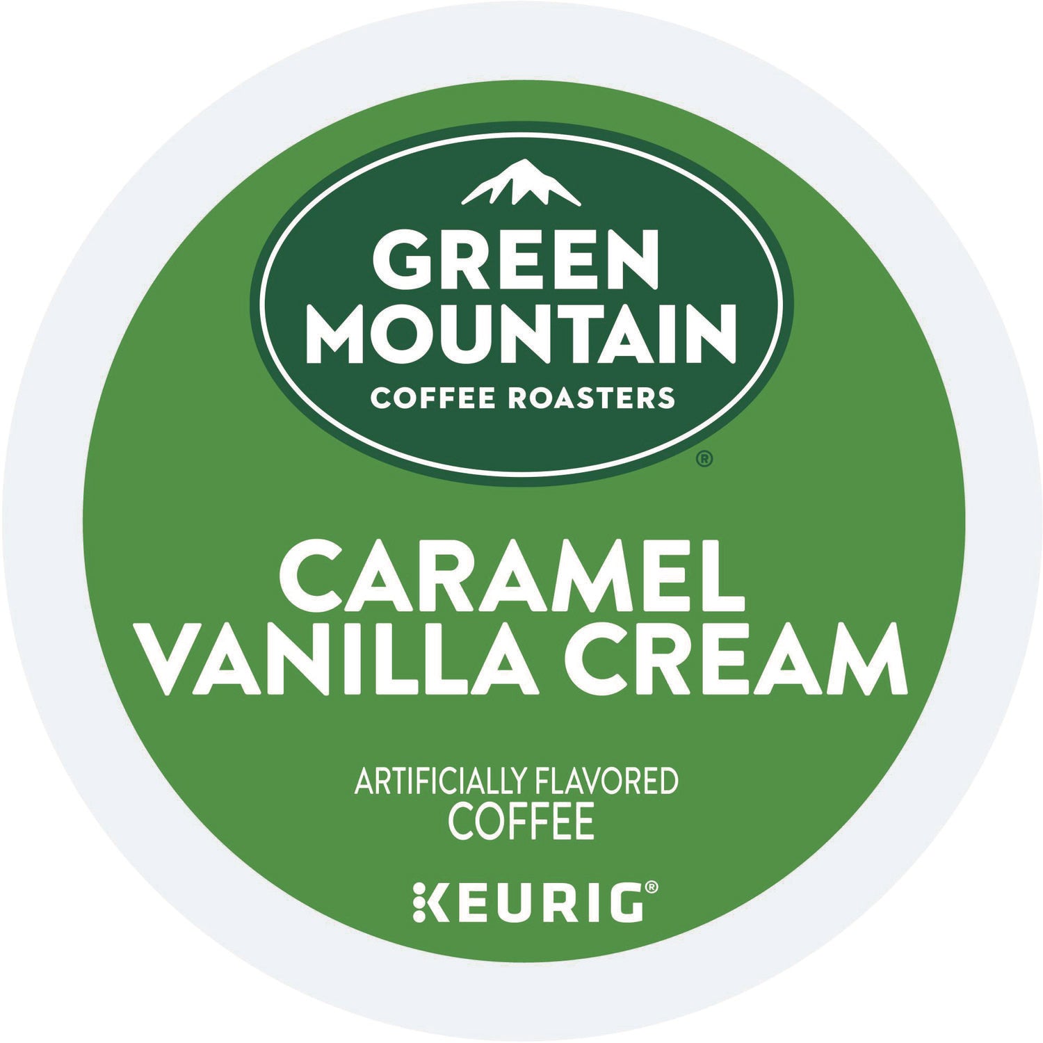Green Mountain Coffee Roasters&reg; K-Cup Caramel Vanilla Cream Coffee - Compatible with Keurig Brewer - Regular - K-Cup - 24 / Box