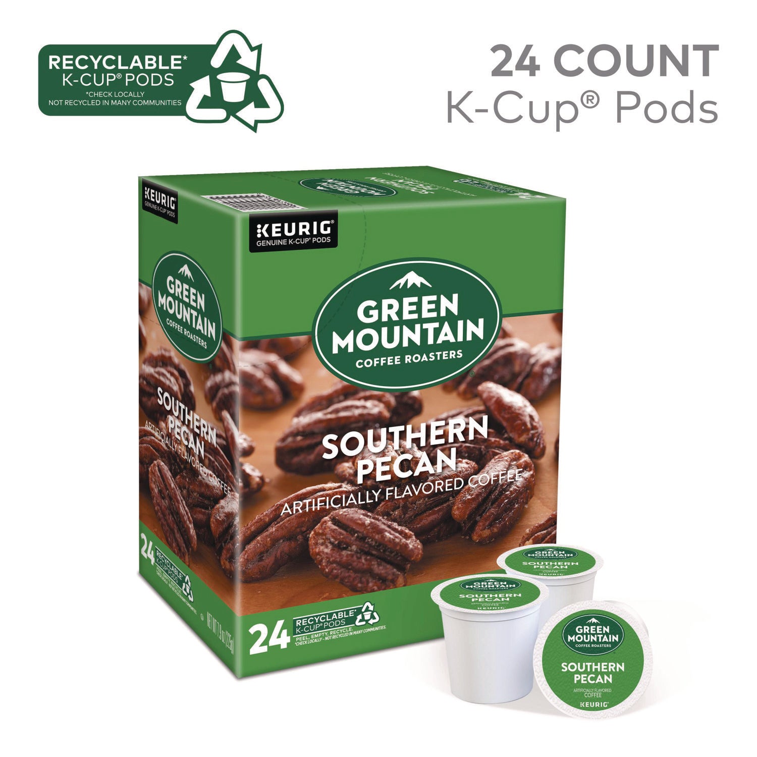 Compatible with Keurig Brewer - Regular - Light - K-Cup, Pod - Kosher - 24 / Box
