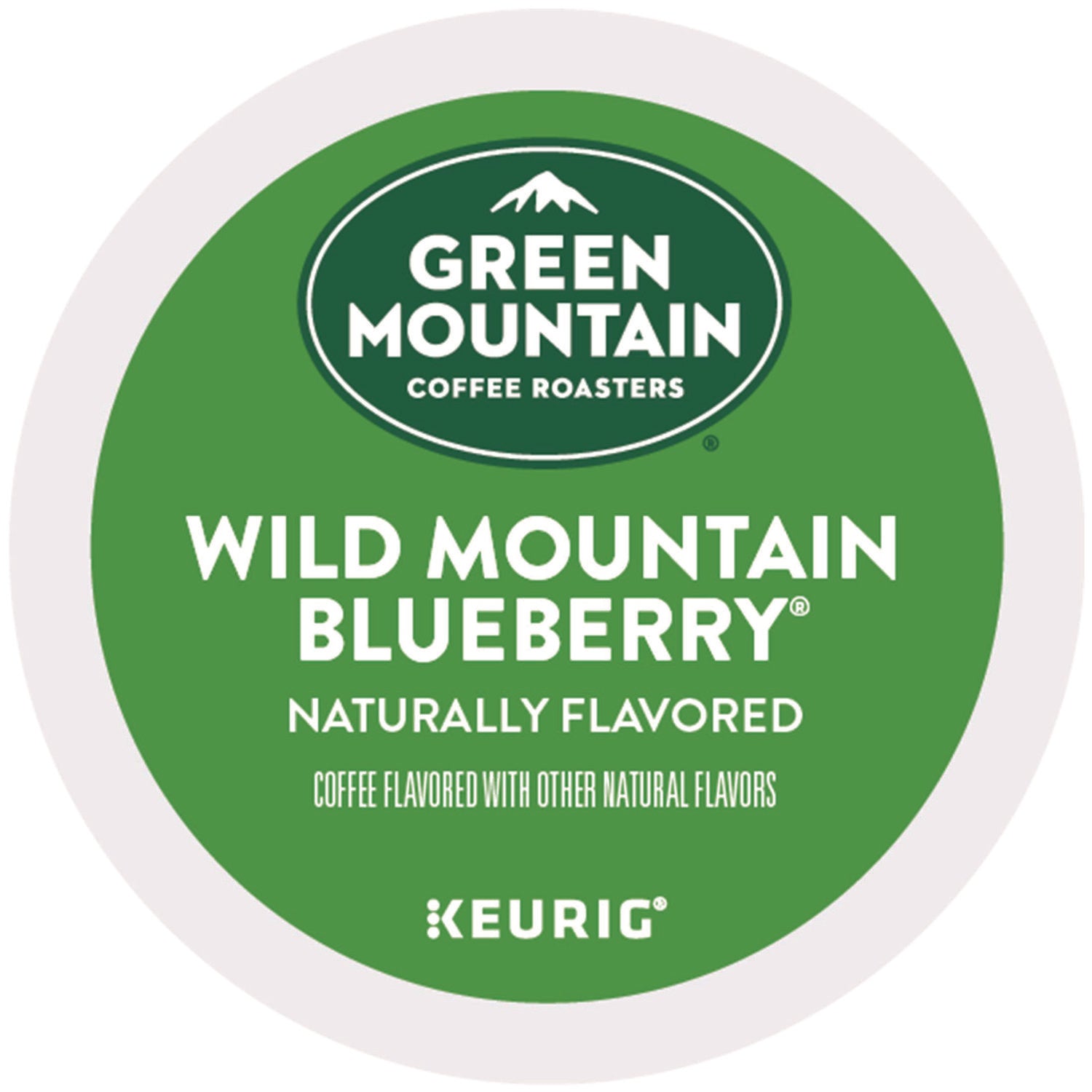 Green Mountain Coffee Roasters&reg; K-Cup Wild Mountain Blueberry Coffee - Compatible with Keurig Brewer - Regular - K-Cup - 24 / Box