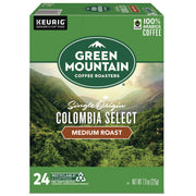 Green Mountain Coffee Roasters&reg; K-Cup Colombia Select Coffee - Compatible with Keurig Brewer - Regular - Medium - K-Cup - 24 / Box