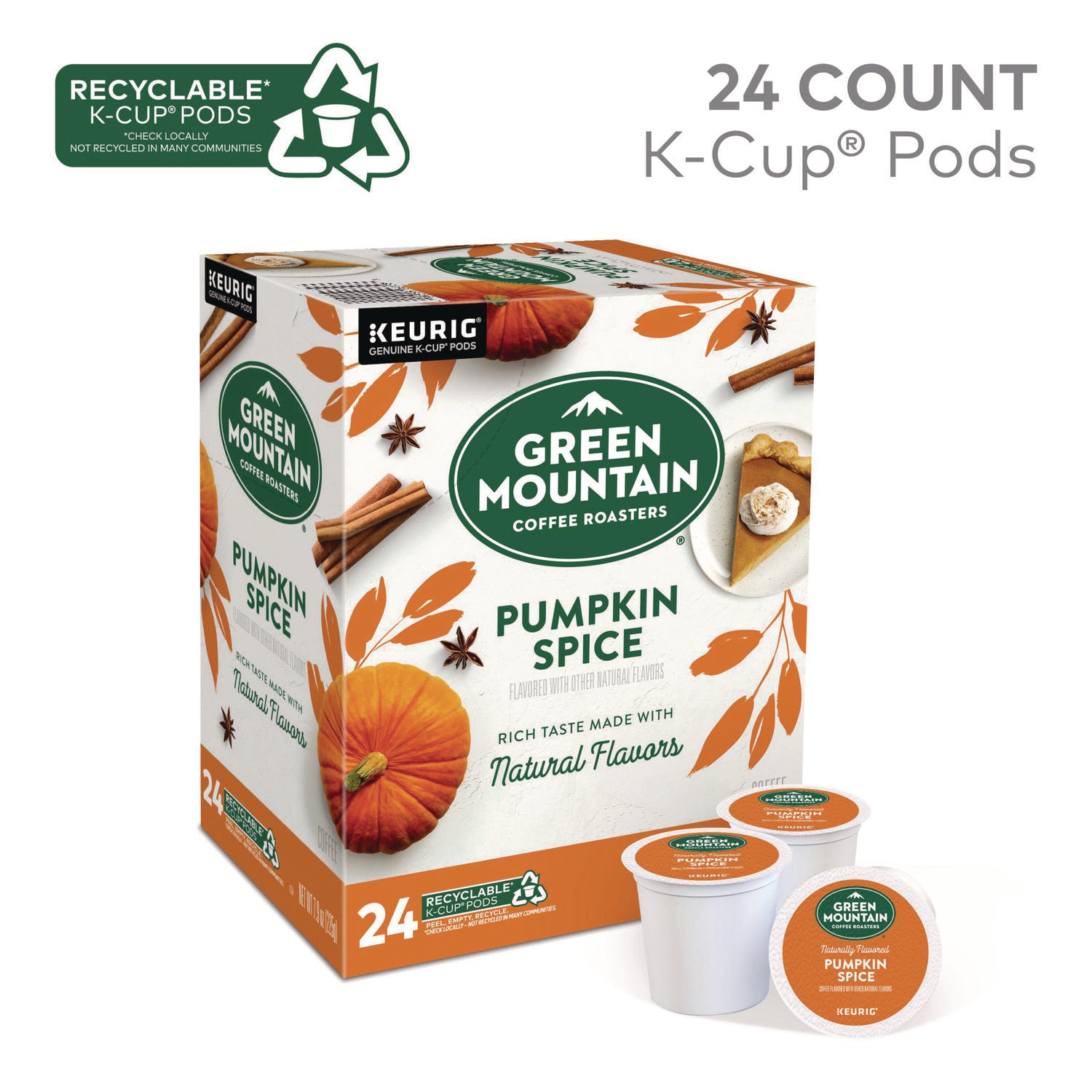 Compatible with Keurig Brewer - Regular - Light - K-Cup, Pod - Kosher - 24 / Box