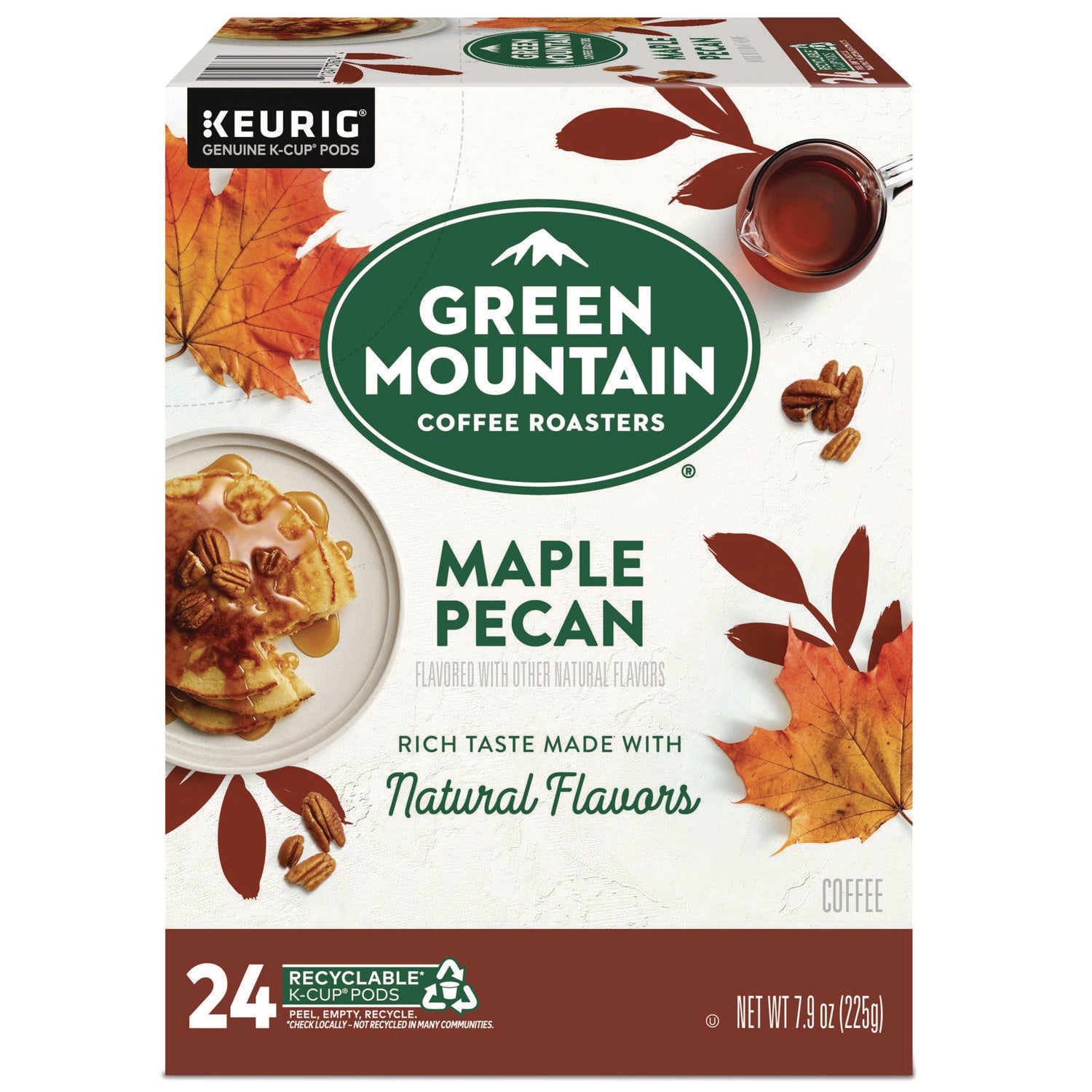 Compatible with K-Cup Brewer - Light - K-Cup, Pod - Maple Pecan - Kosher - 24 / Box