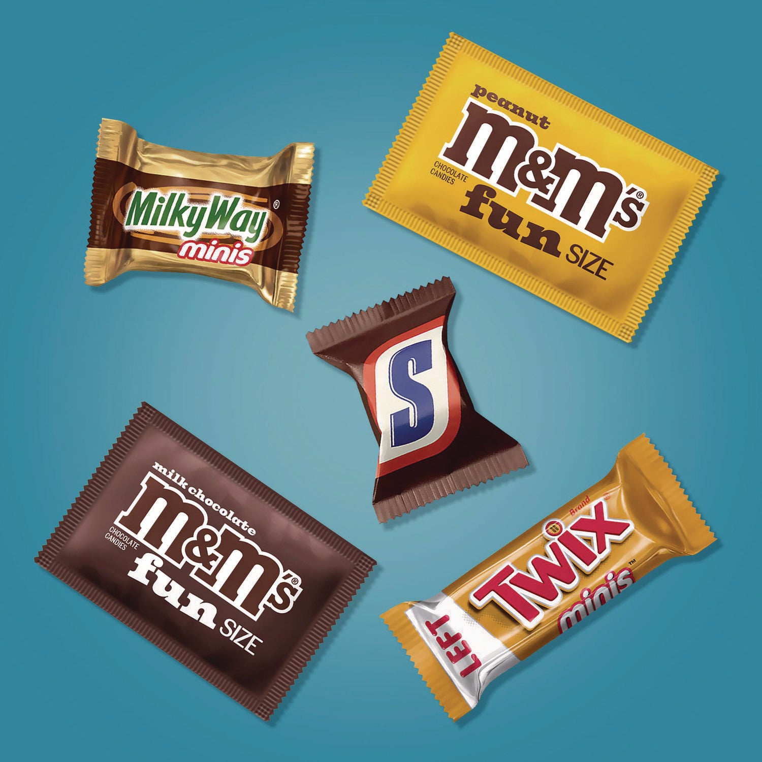 Assorted - Individually Wrapped - 3.91 lb - 1 Carton